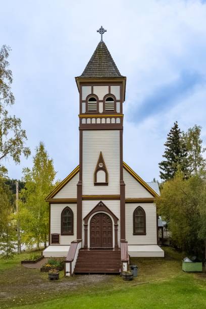 istock Dawson city in Yukon, Canada, the small church 1432815599