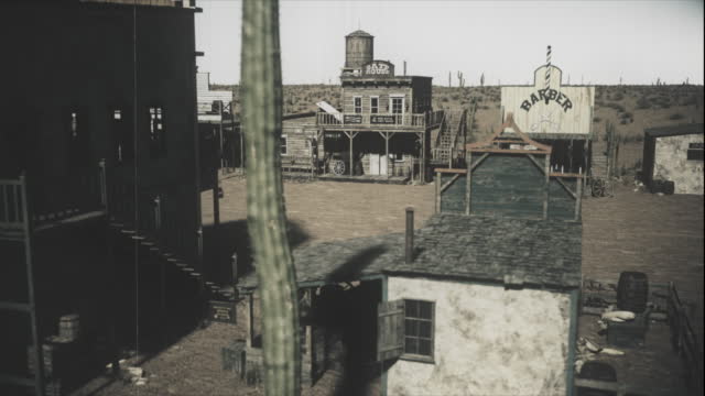 Old western town -3D