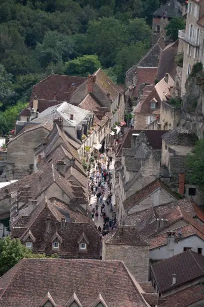 Medieval village of Rocamadour in France