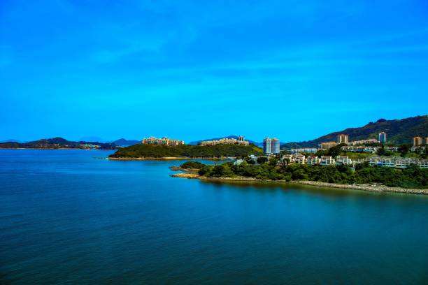 istock Hong Kong Seaview in a clear blue sky 1432826685