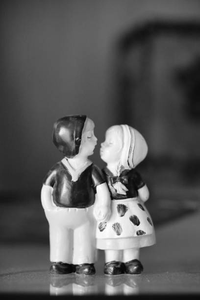 Close up of an antique  bisque doll from 1880's.Lightbox: