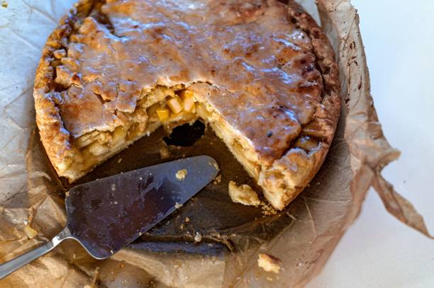 istock Delicious apple pie fresh from the oven 1432831415