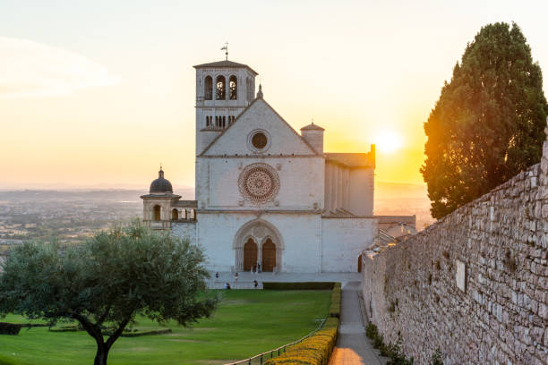 istock Magic sunset over Assisi old town in Umbria Italy 1432836290