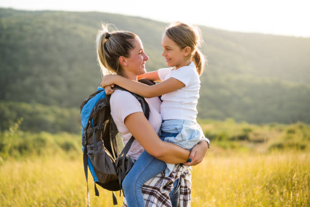 istock Happy mother and daughter in nature 1432839377
