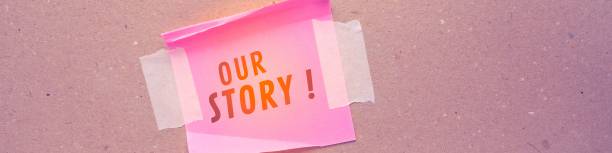 istock Close up Representation of Our Story Concept Idea 1432840460