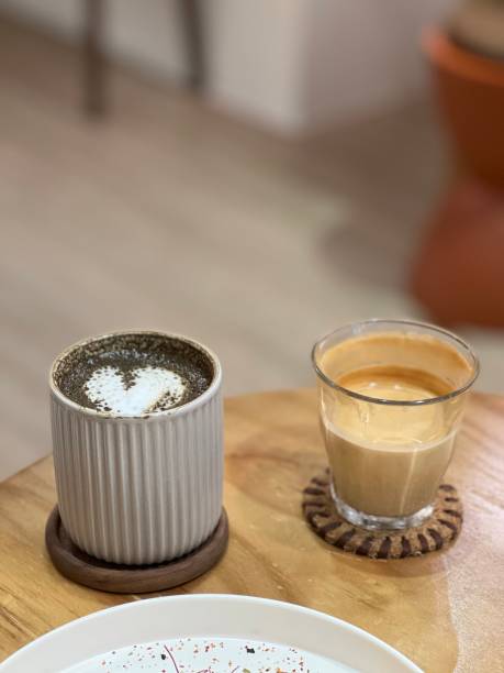 istock Vertical shot of coffee with elegant serving 1432840849