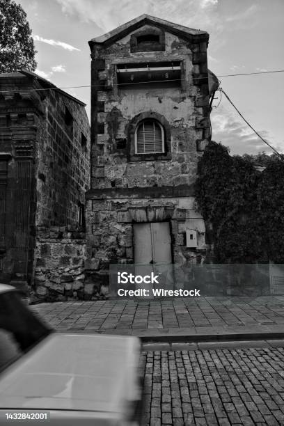 Old Electricity Station Stock Photo - Download Image Now - Architecture, Black And White, Built Structure