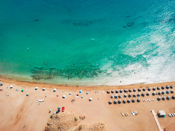 istock View of a tourist bay in Greece 1432843701