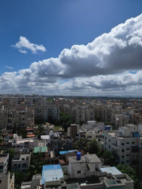 istock Vertical high angle shot of buildings in Pimple Saudagar 1432843726