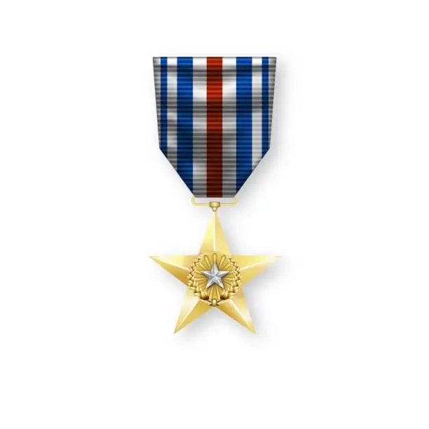 Vector illustration of Vector medal of honor, vector illustration