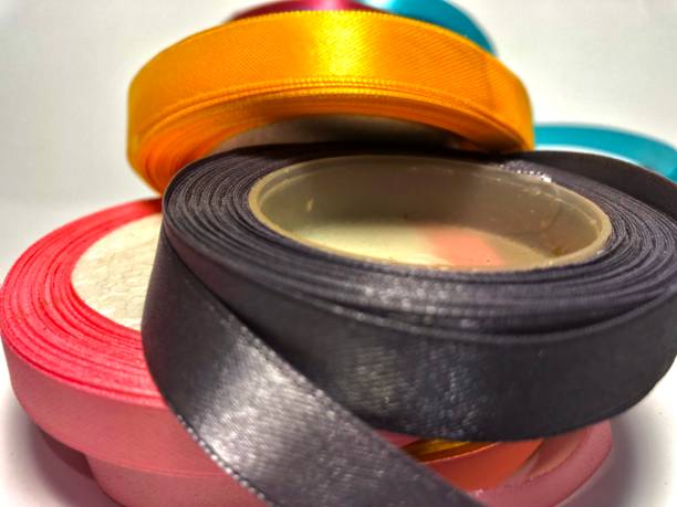 istock Pile of ribbon roll disks 1432851861