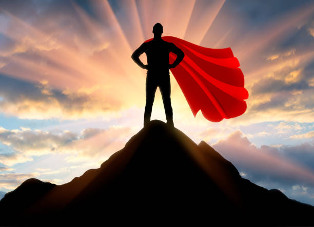 istock Successful superhero businessman 1432856057