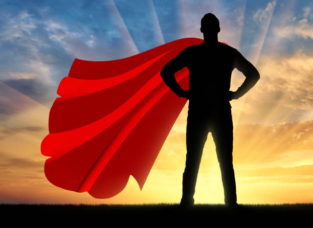 istock Successful strong superhero businessman 1432856059