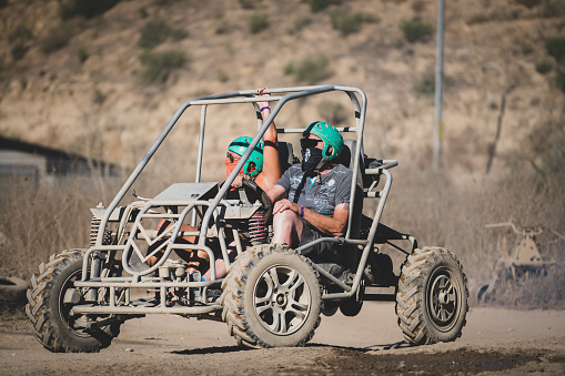Antalya,Manavgat:Turkey- September 26,2022  
ATV And quad race on the sand. Concept of extreme and sport