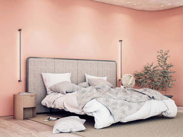 istock Luxury bedroom with decoration and copy space 1432857935