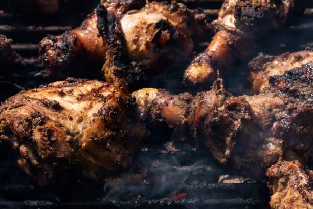 istock Grilling Spicy Jerk Chicken 1432860677
