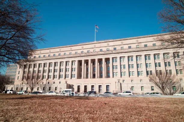 Photo of Stewart Lee Udall Department of the Interior Building - DC - Winter