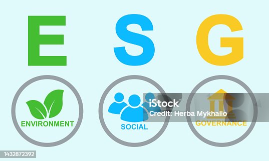 istock ESG vector icon. Environmental, social and governance strategy. 1432872392
