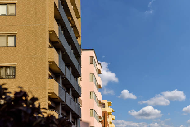 istock Residential area and blue sky 1432873220