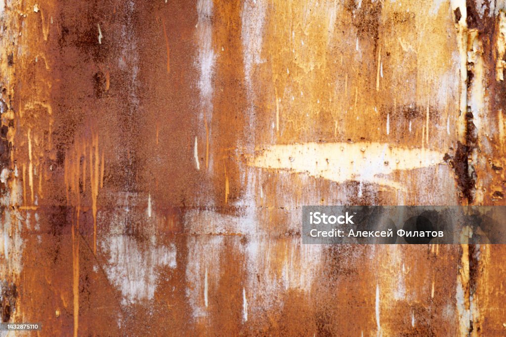 Dark metallic rough rust texture background. Applicable in modern home decor Background, rusty surface, rusty surface, rust and oxidized metal. Use for Design Abstract Stock Photo