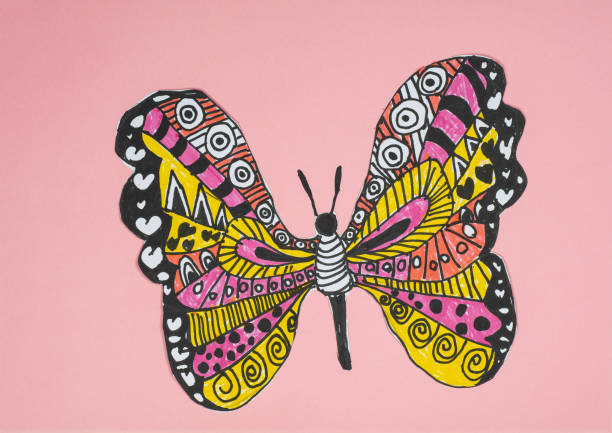Children's Painting - Color Butterfly