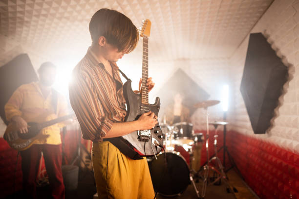 istock Musicians having rehearsal at the music studio 1432885764