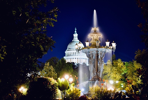 Bartholdi Fountain on US Capitol Grounds
