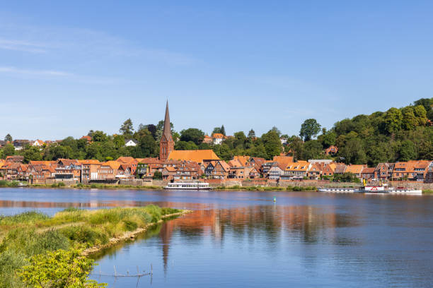 istock Skyline Lauenberg Elbe in Germany 1432892877