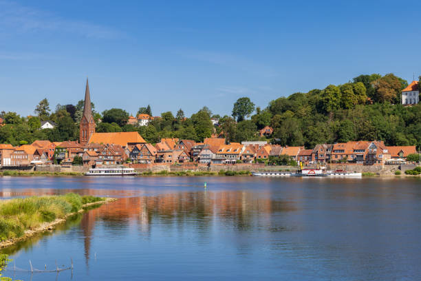 istock Skyline Lauenberg Elbe in Germany 1432892883