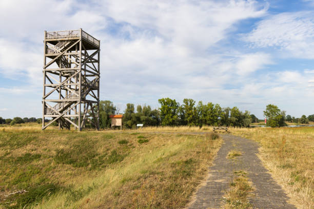istock Watch tower Elbe valley in Germany 1432893723