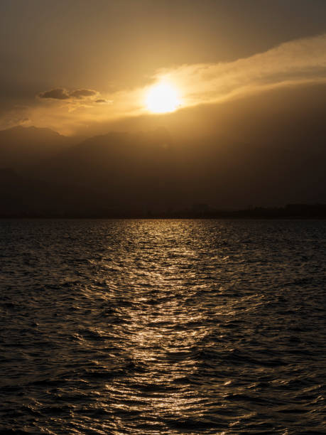 amazing sunset and great sea view