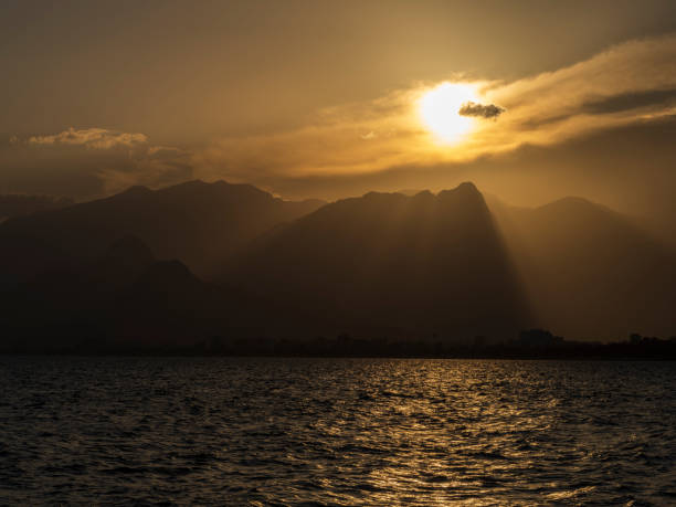 amazing sunset and great sea view