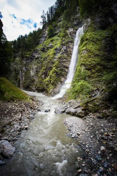 Photo of Waterfall in Liechtenstein Gorge