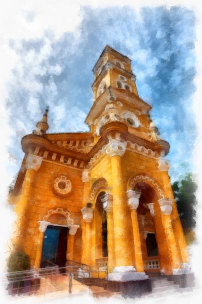 istock St.Joseph's Church It was built since the Ayutthaya period by the first building According to the records of the bishop and Archbishop François Palou recorded. 1432901013