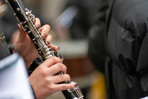 istock Musician From A Popular Band Playing Clarinet During A Religious Procession 1432901911