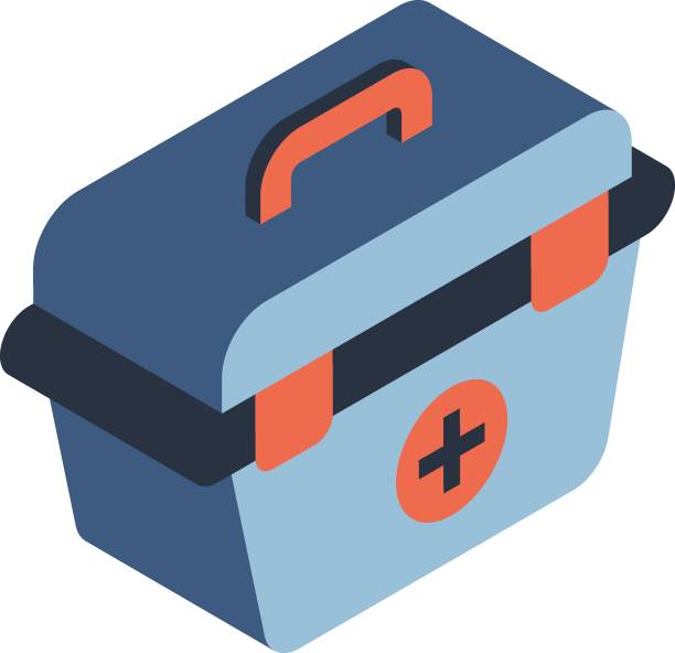 istock mechanic tool kit Vector Icon isometric Design, Motor Vehicle Service and automobile repair shop Symbol, Lorry spare parts Sign,  automotive technician equipment stock illustration, Emergency car box Concept 1432913613