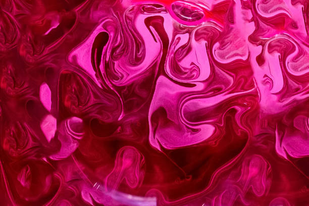 istock Abstract multicolored drawing with paints on the water. 1432913917