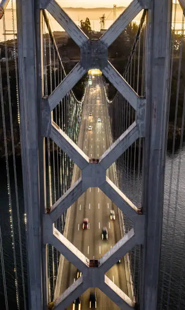 High quality stock aerial photos of San Francisco and the San Francisco Bay Bridge