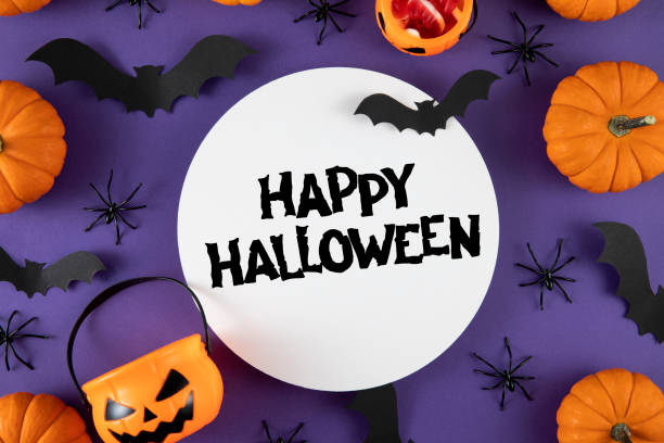 istock Happy Halloween with Pumpkins 1432924807