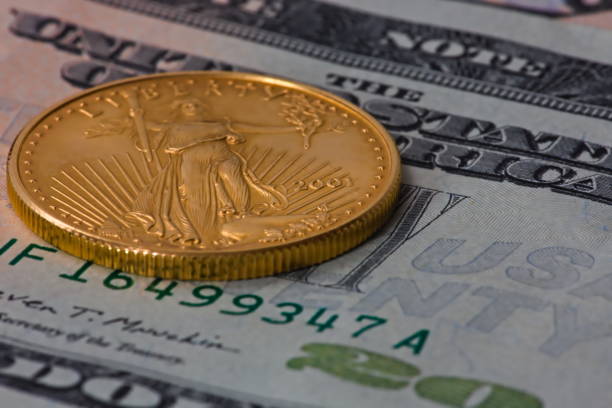 istock US Golden Eagle Liberty side on US currency 1432926144