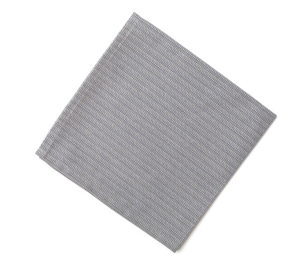 istock Textile napkin isolated on white background, top view 1432926306
