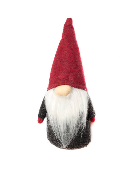 istock Small Christmas dwarf isolated on white background, top view 1432926639