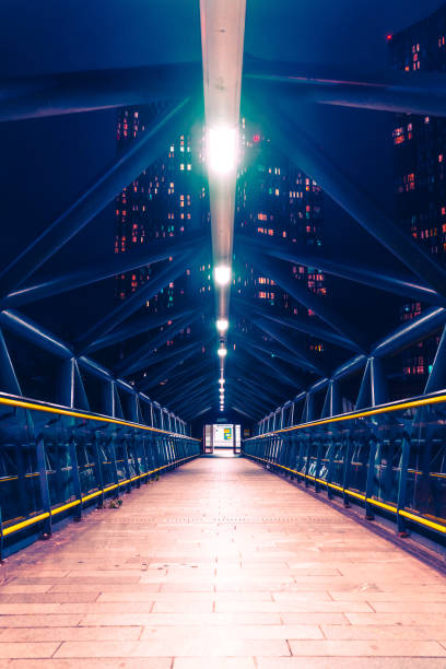 istock Manchester Bridge at night. City scene 1432927605