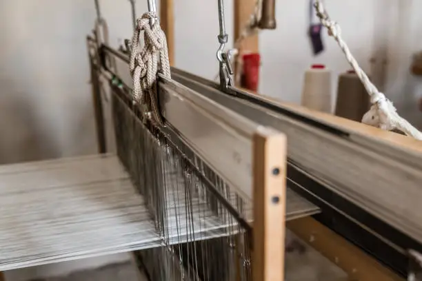 Traditional Turkish weaving loom