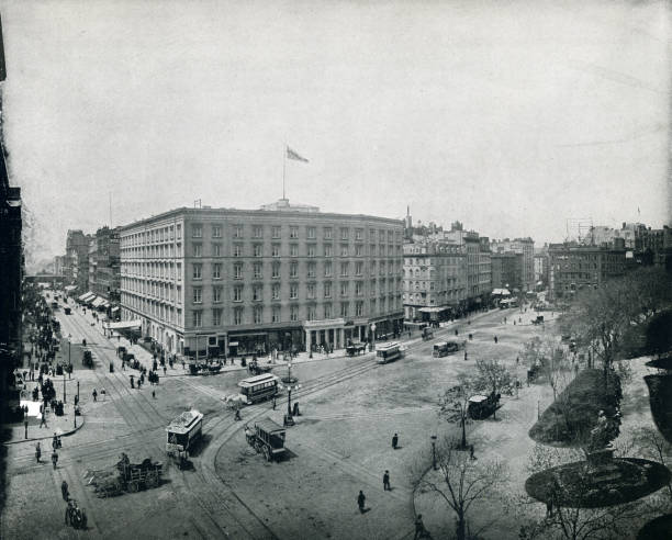 Fifth Avenue and Madison Square New York 19th century