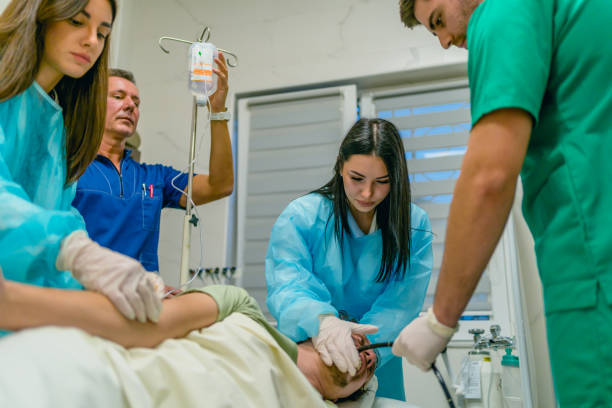 istock Doctors making a gastroscopy for a male patient 1432939867