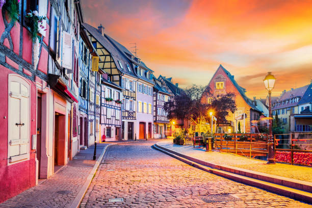 Colmar - France, Alsace. Small Venice charming district.