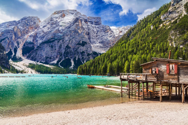 istock Lago di Braies, Italy - Dolomites mountains scenics 1432941748