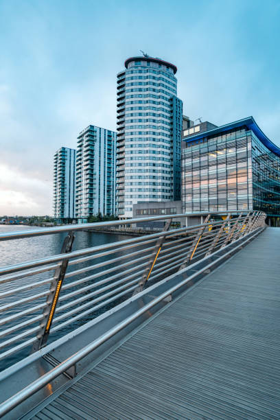 Media centre, Salford Quays in Manchester, England