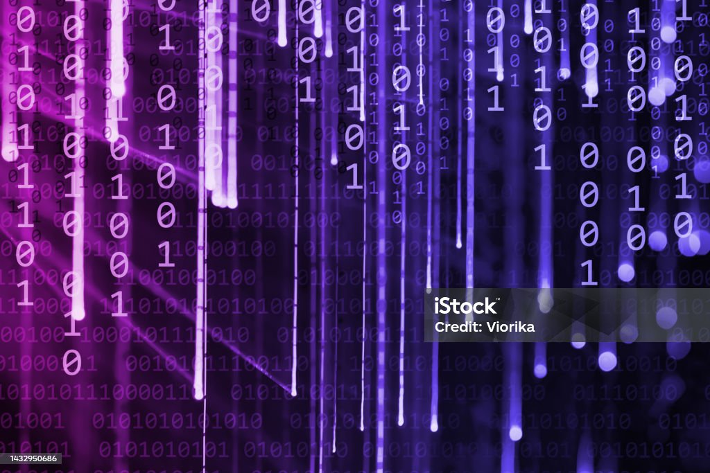 Binary Code Background Stock Photo - Download Image Now - Byte ...